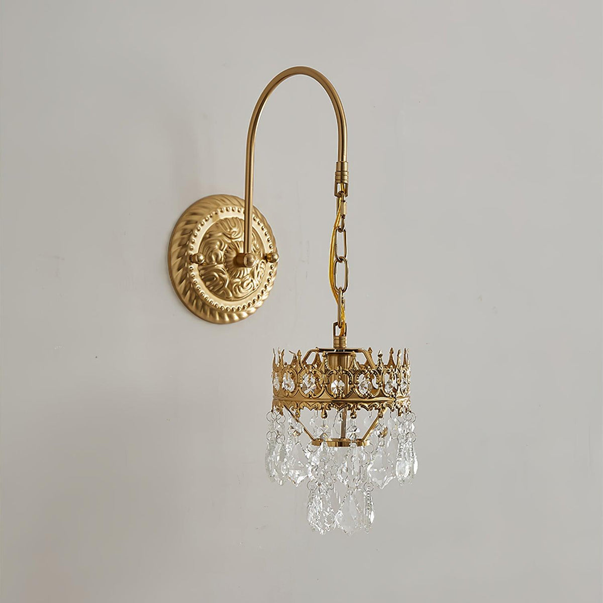 Ivmarila Wandleuchte aus Kristall im nordischen Kunststil Kronleuchter-Design