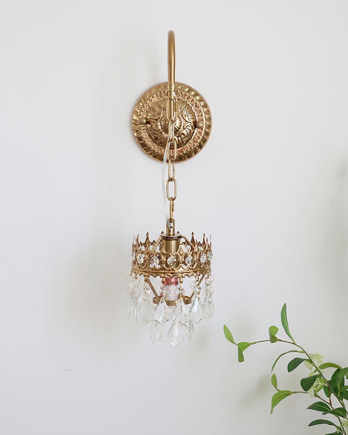 Ivmarila Wandleuchte aus Kristall im nordischen Kunststil Kronleuchter-Design