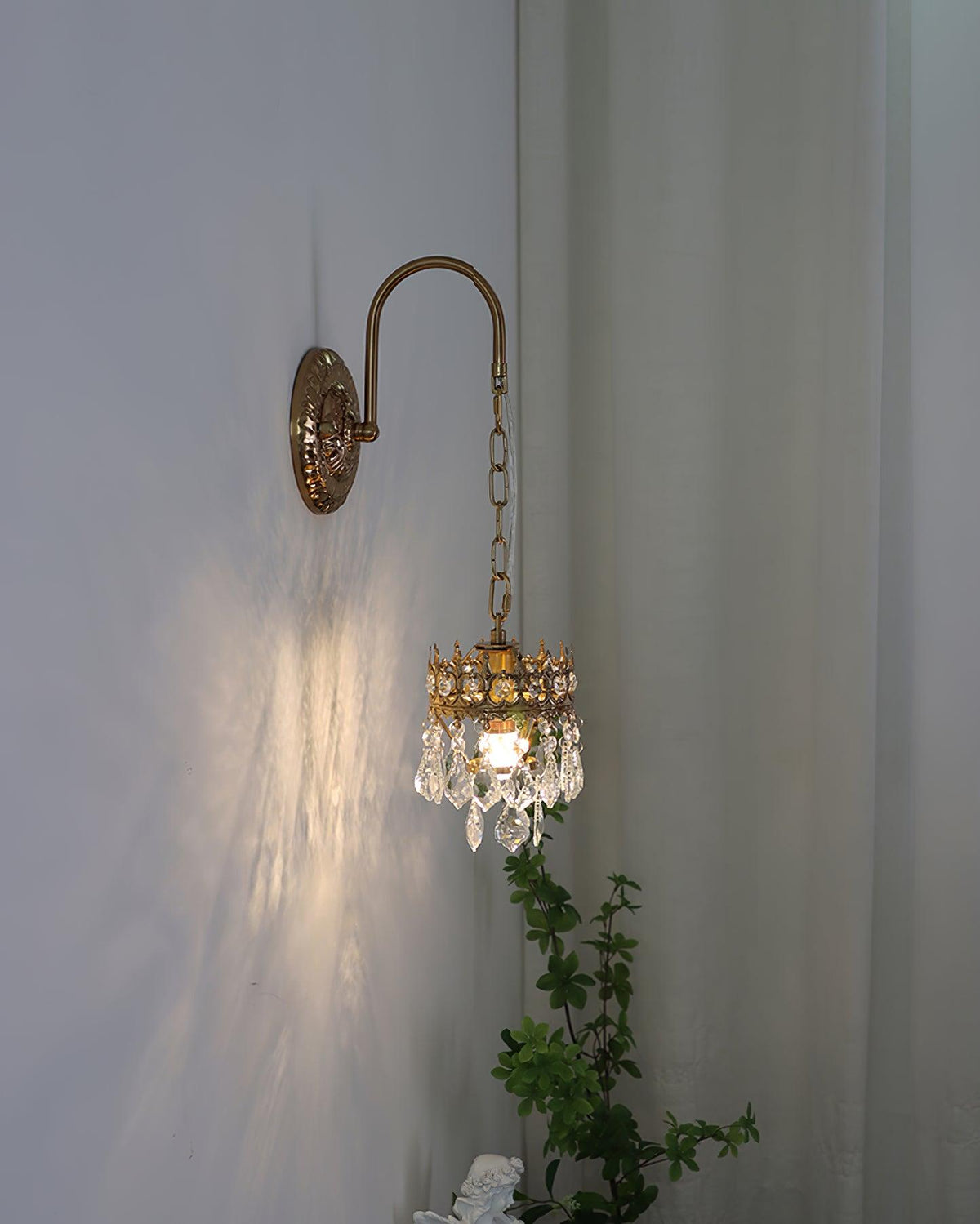 Ivmarila Wandleuchte aus Kristall im nordischen Kunststil Kronleuchter-Design