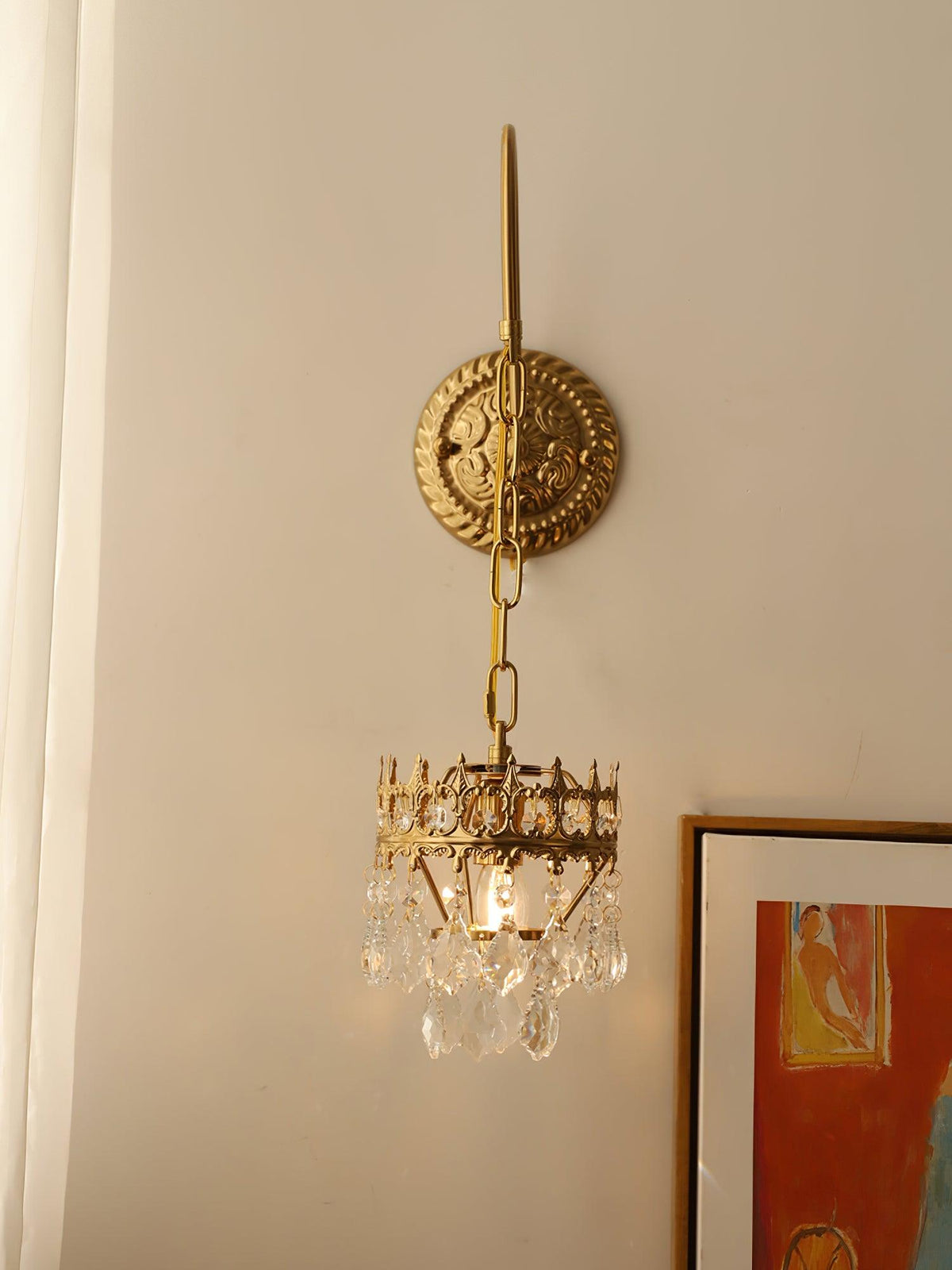 Ivmarila Wandleuchte aus Kristall im nordischen Kunststil Kronleuchter-Design