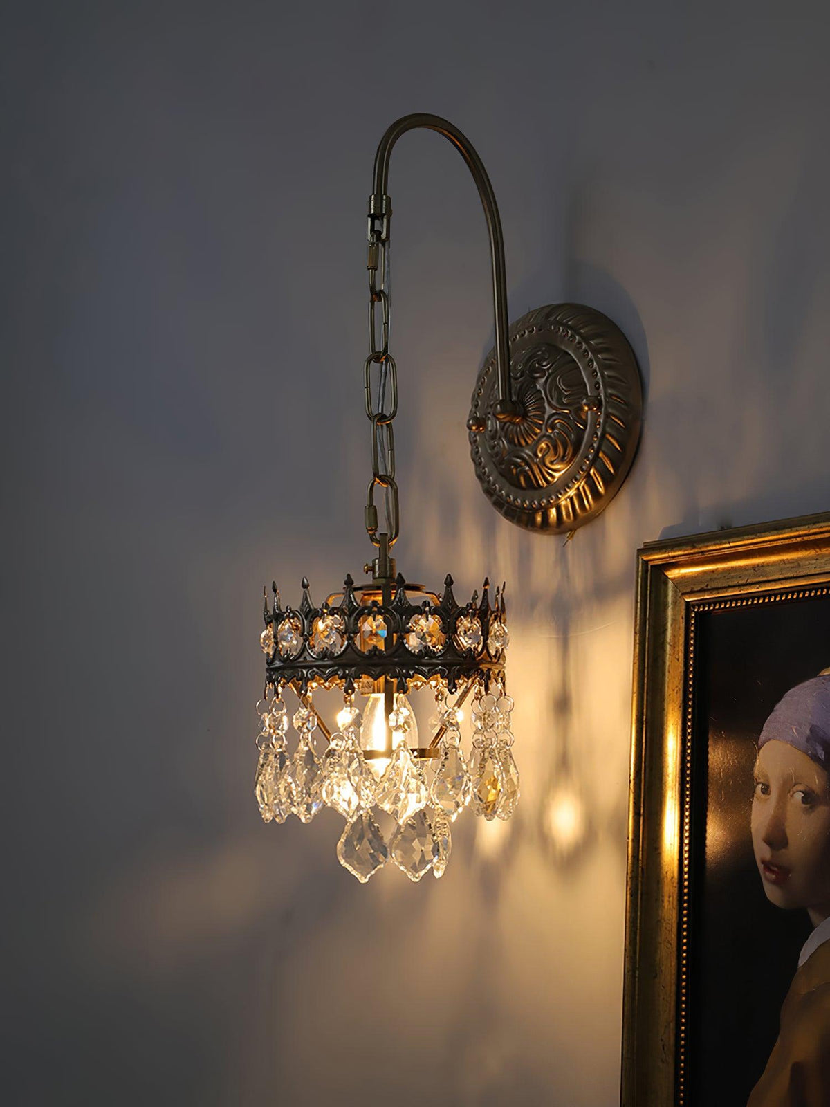 Ivmarila Wandleuchte aus Kristall im nordischen Kunststil Kronleuchter-Design