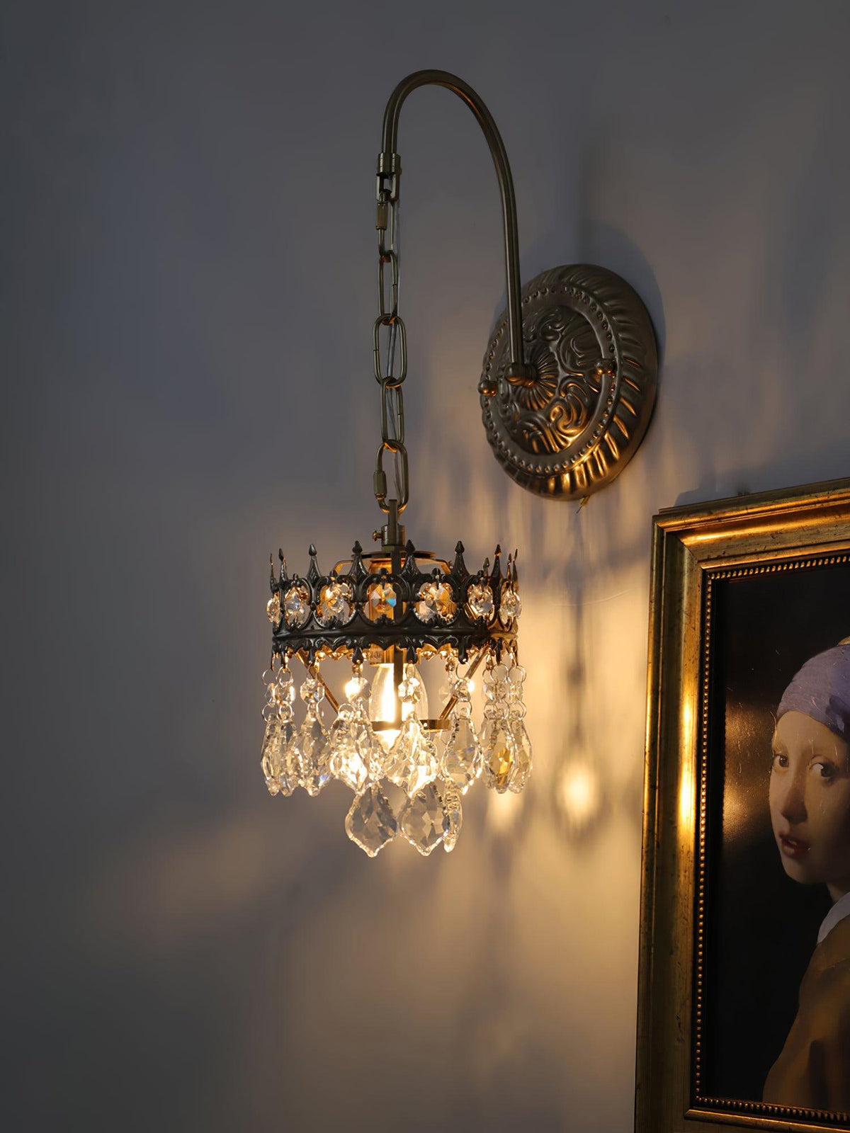 Ivmarila Wandleuchte aus Kristall im nordischen Kunststil Kronleuchter-Design