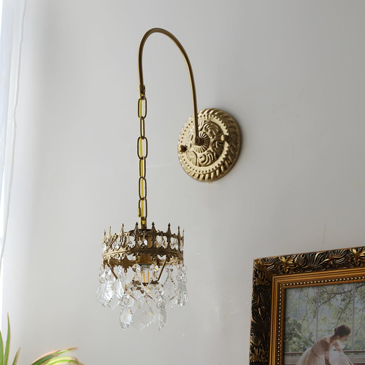 Ivmarila Wandleuchte aus Kristall im nordischen Kunststil Kronleuchter-Design