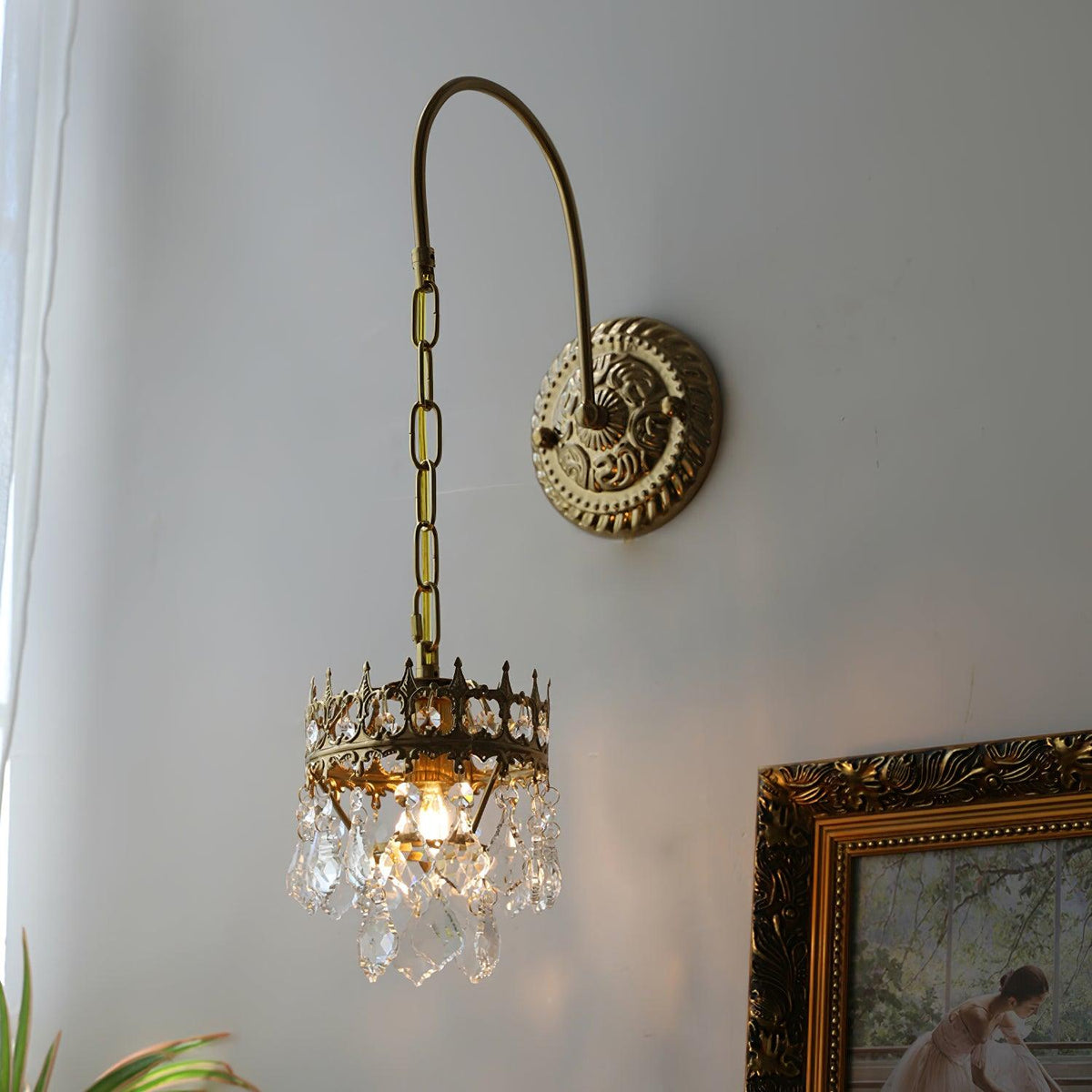 Ivmarila Wandleuchte aus Kristall im nordischen Kunststil Kronleuchter-Design