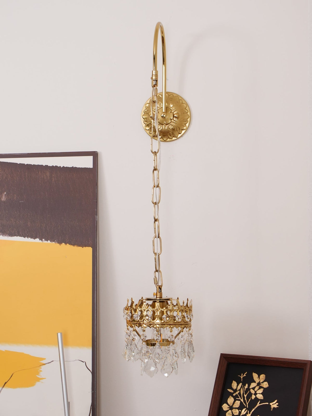 Ivmarila Wandleuchte aus Kristall im nordischen Kunststil Kronleuchter-Design