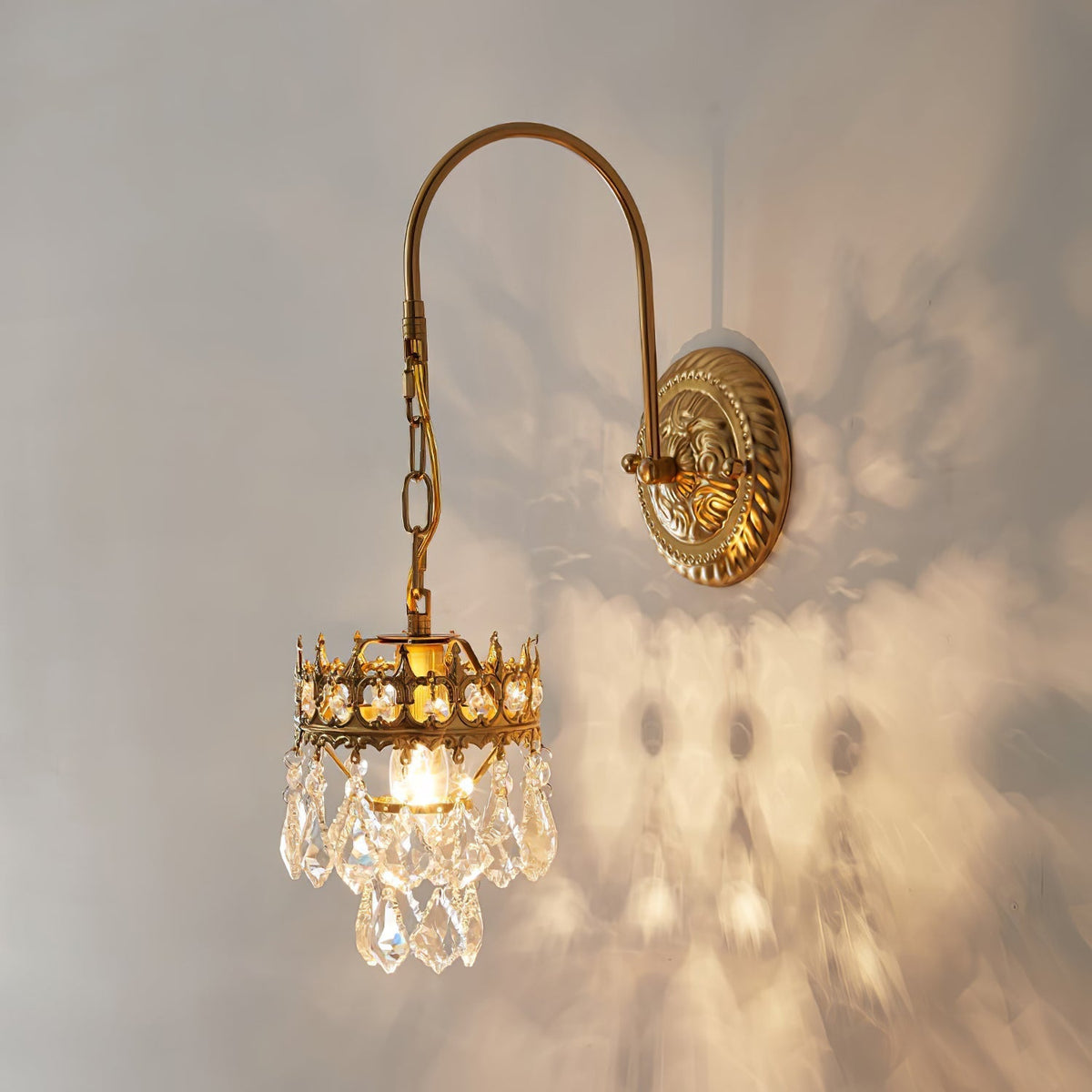 Ivmarila Wandleuchte aus Kristall im nordischen Kunststil Kronleuchter-Design