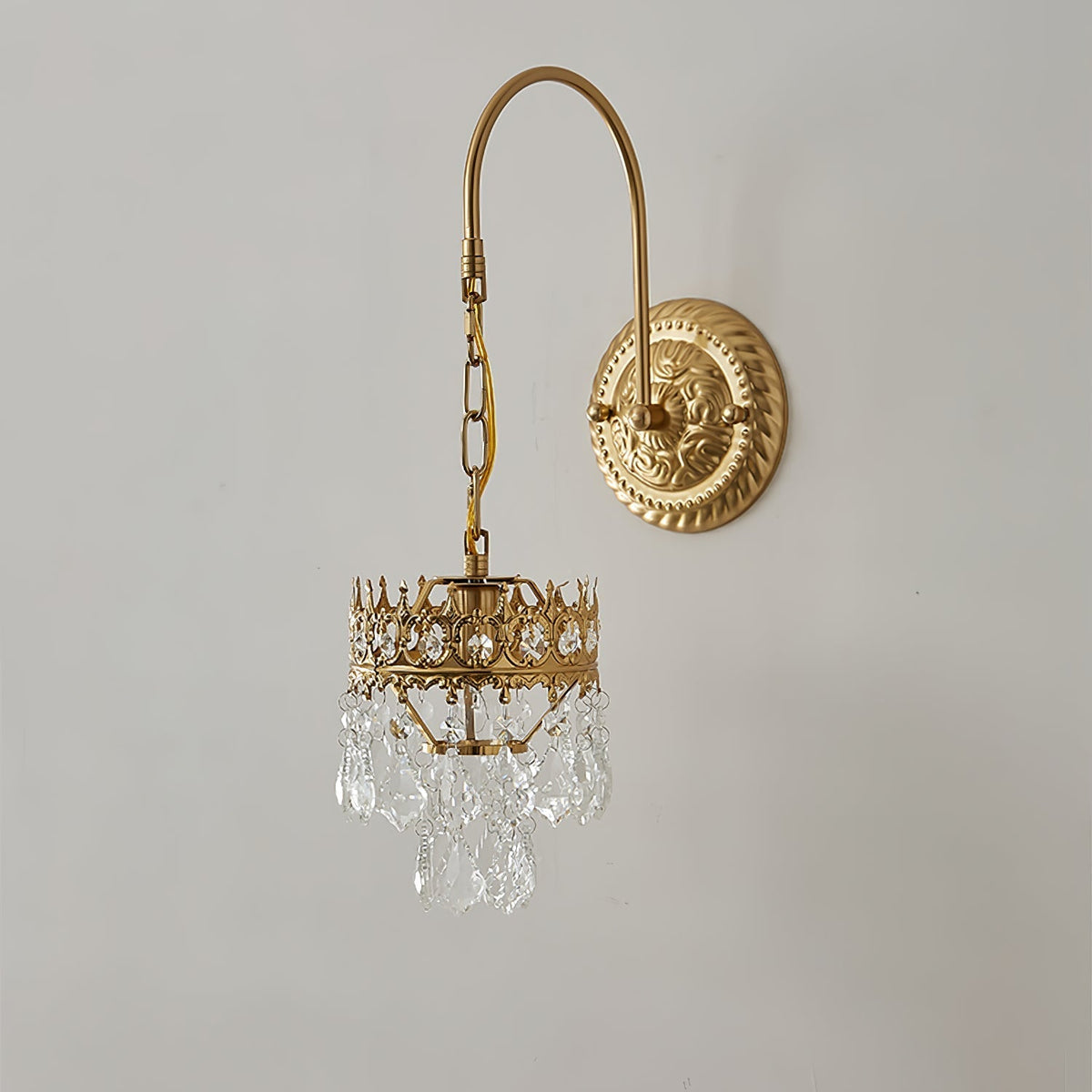Ivmarila Wandleuchte aus Kristall im nordischen Kunststil Kronleuchter-Design