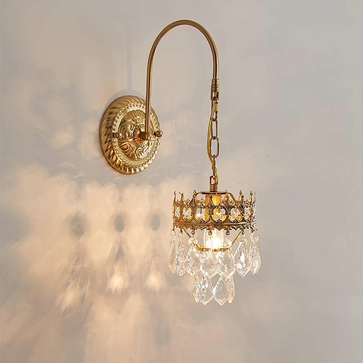 Ivmarila Wandleuchte aus Kristall im nordischen Kunststil Kronleuchter-Design