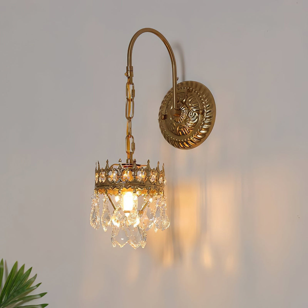 Ivmarila Wandleuchte aus Kristall im nordischen Kunststil Kronleuchter-Design