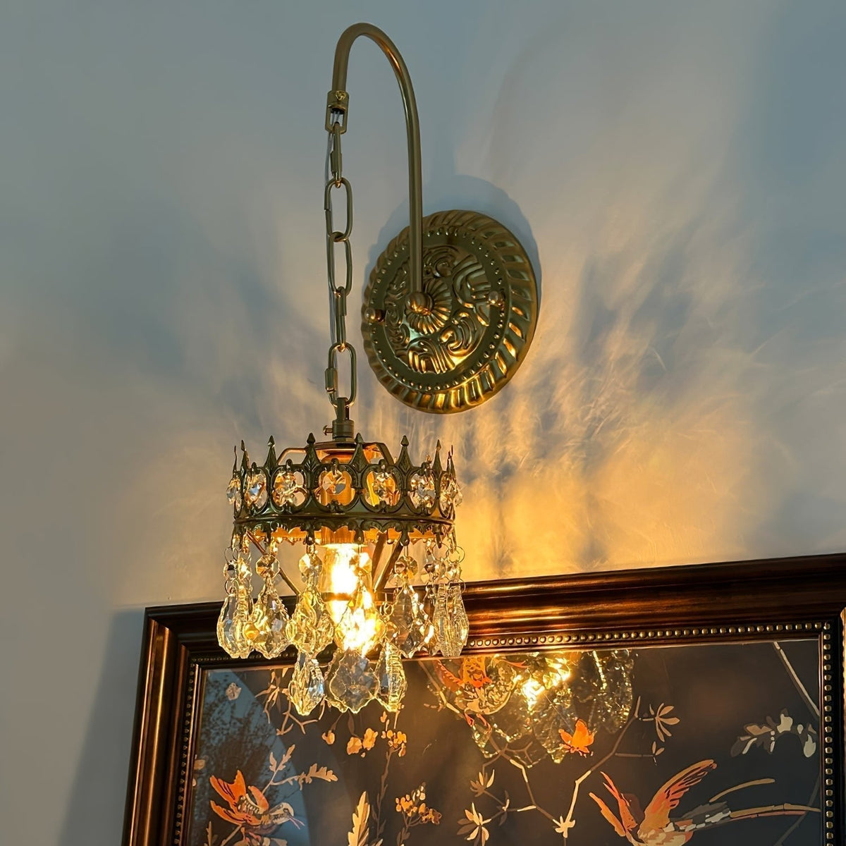Ivmarila Wandleuchte aus Kristall im nordischen Kunststil Kronleuchter-Design