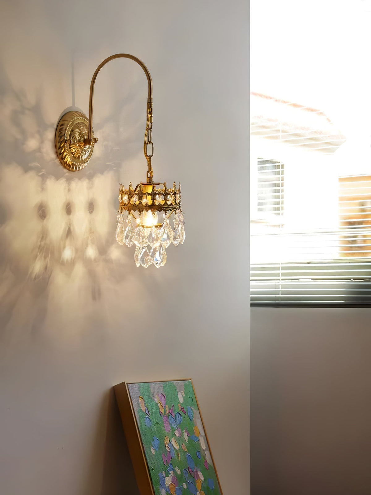 Ivmarila Wandleuchte aus Kristall im nordischen Kunststil Kronleuchter-Design