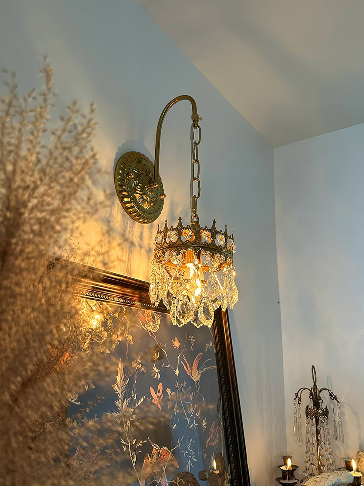 Ivmarila Wandleuchte aus Kristall im nordischen Kunststil Kronleuchter-Design