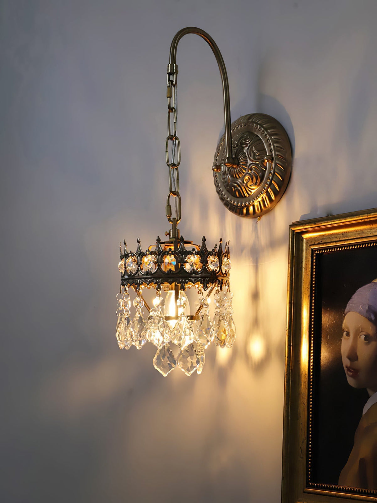 Ivmarila Wandleuchte aus Kristall im nordischen Kunststil Kronleuchter-Design