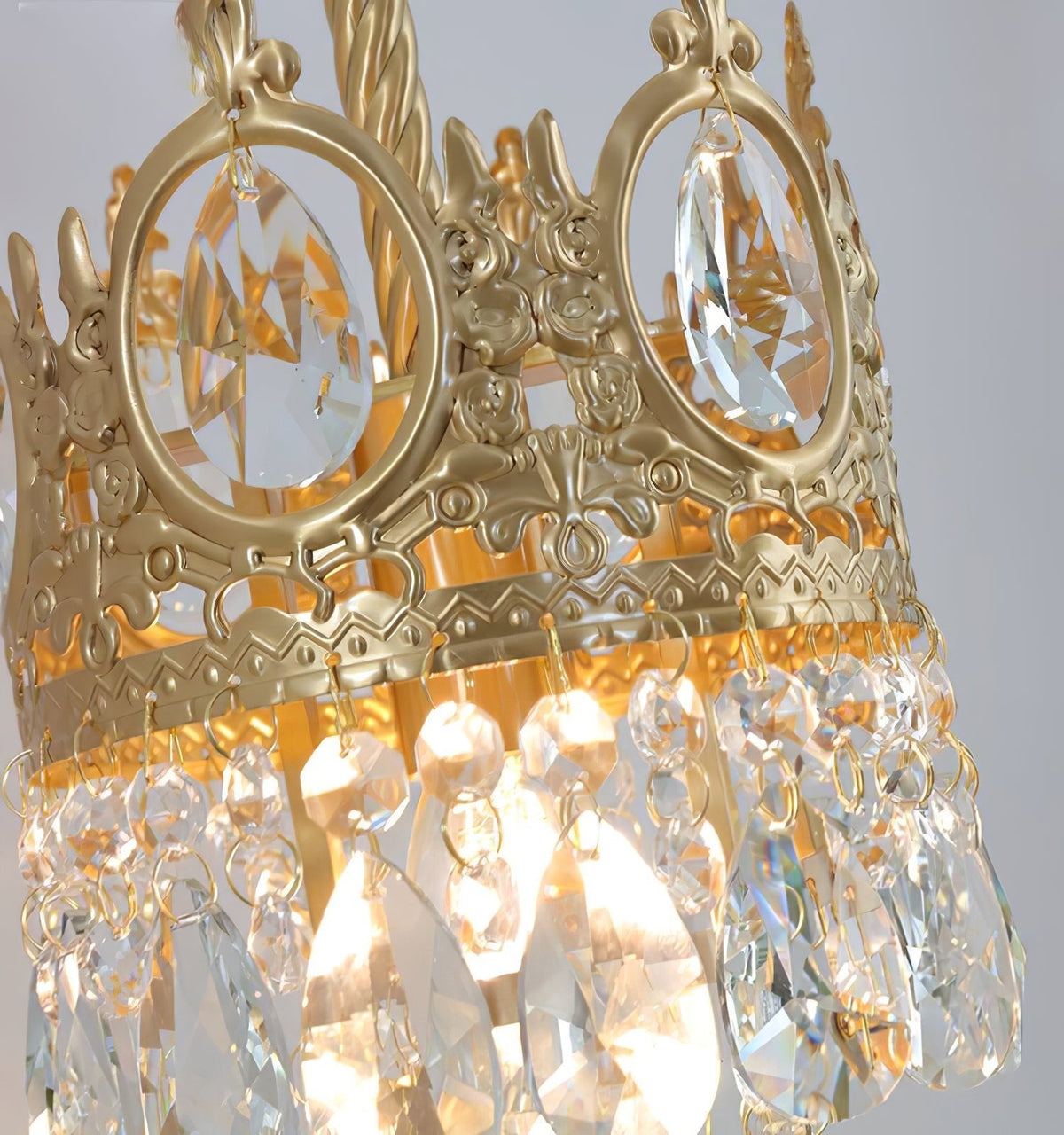 Kristall Crown Wandleuchte