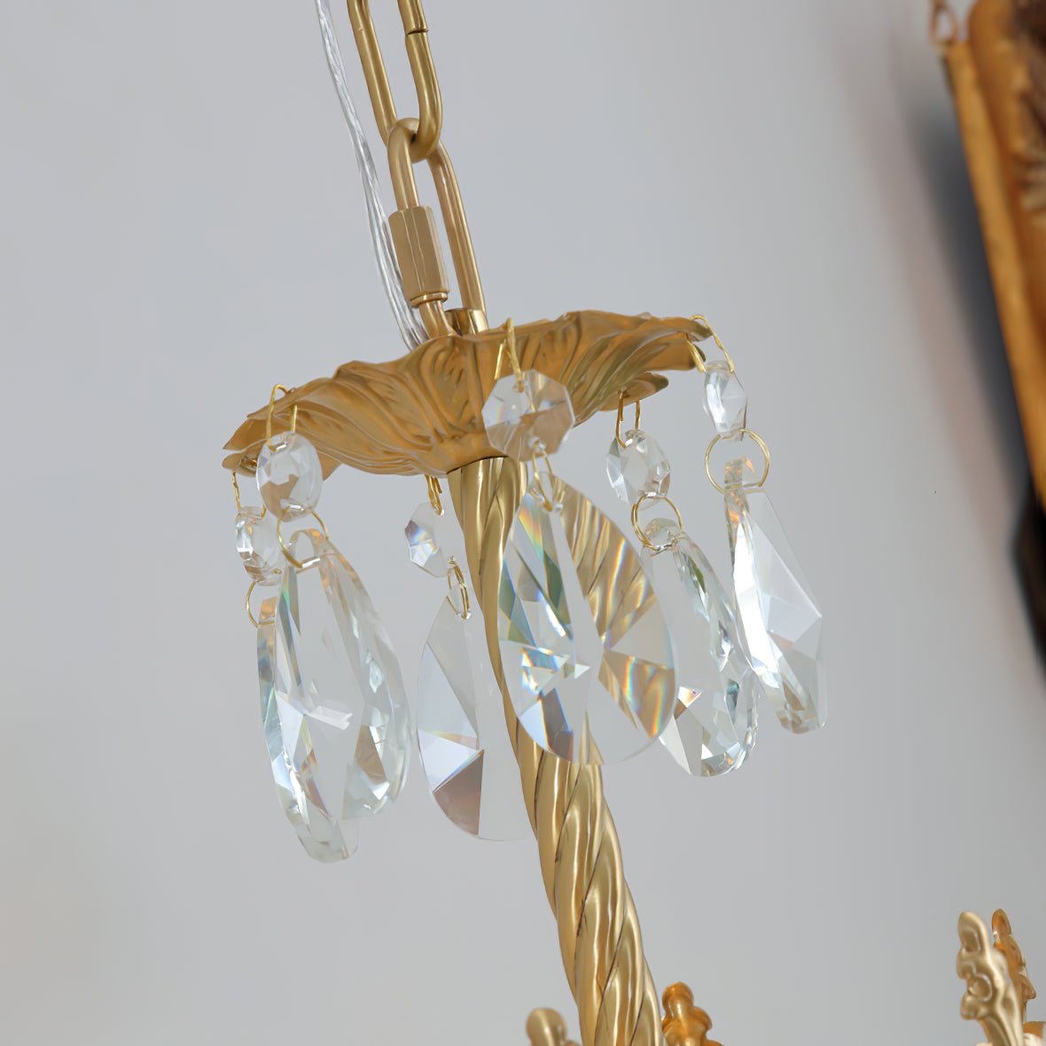 Kristall Crown Wandleuchte