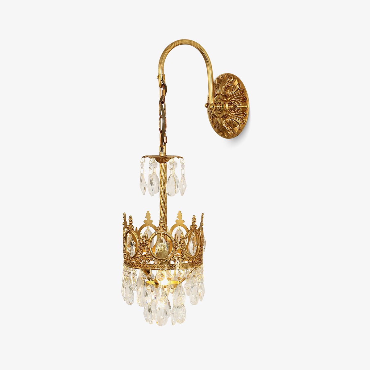 Kristall Crown Wandleuchte