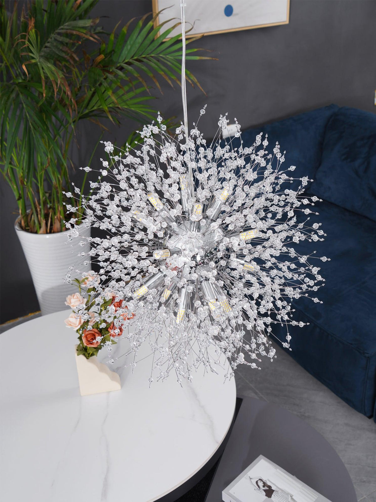 Haze Kronleuchter Kristall Dandelion mit Kristallen