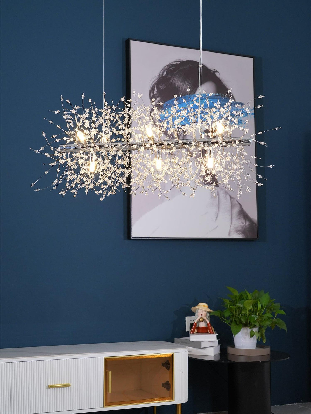 Haze Kronleuchter Kristall Dandelion mit Kristallen