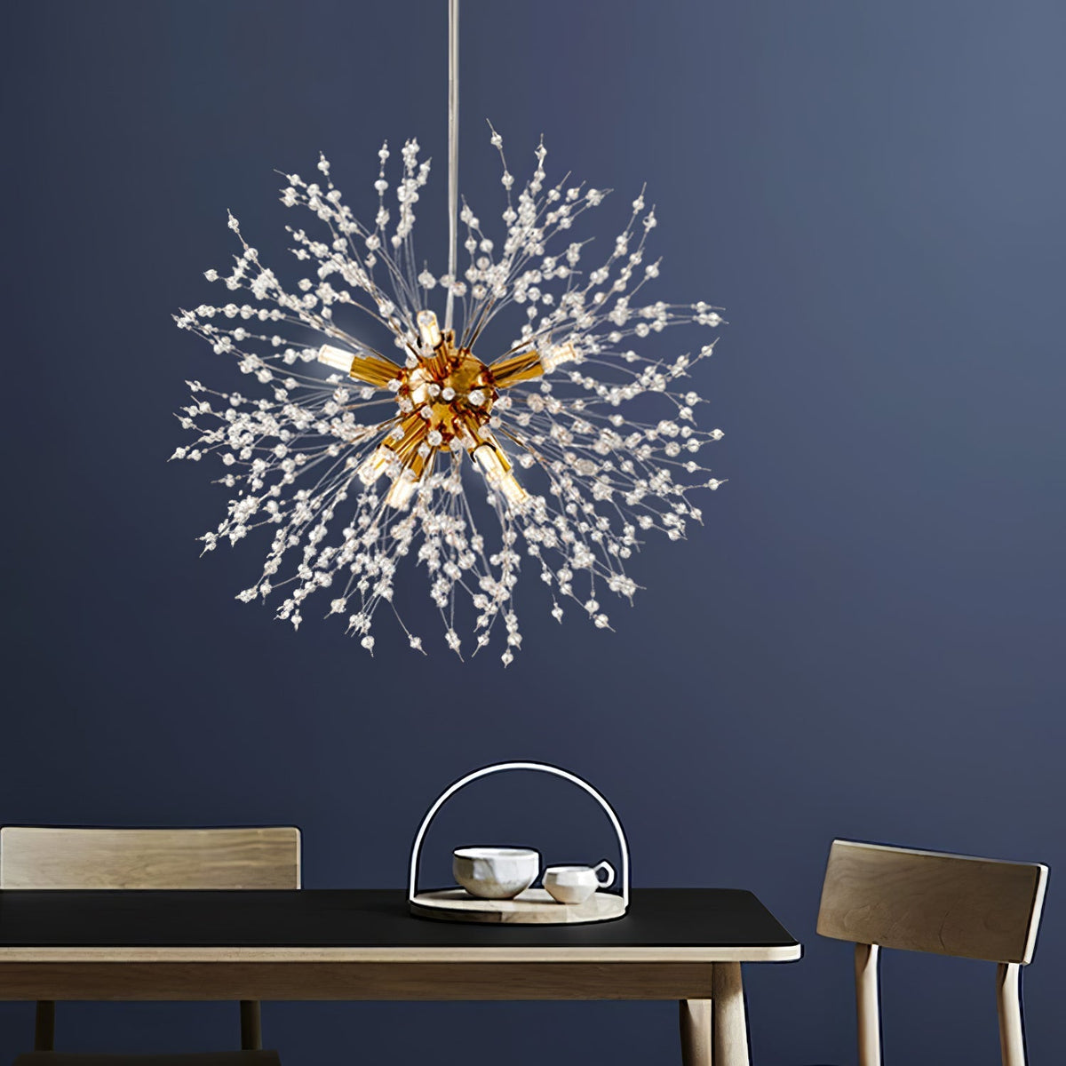 Haze Kronleuchter Kristall Dandelion mit Kristallen
