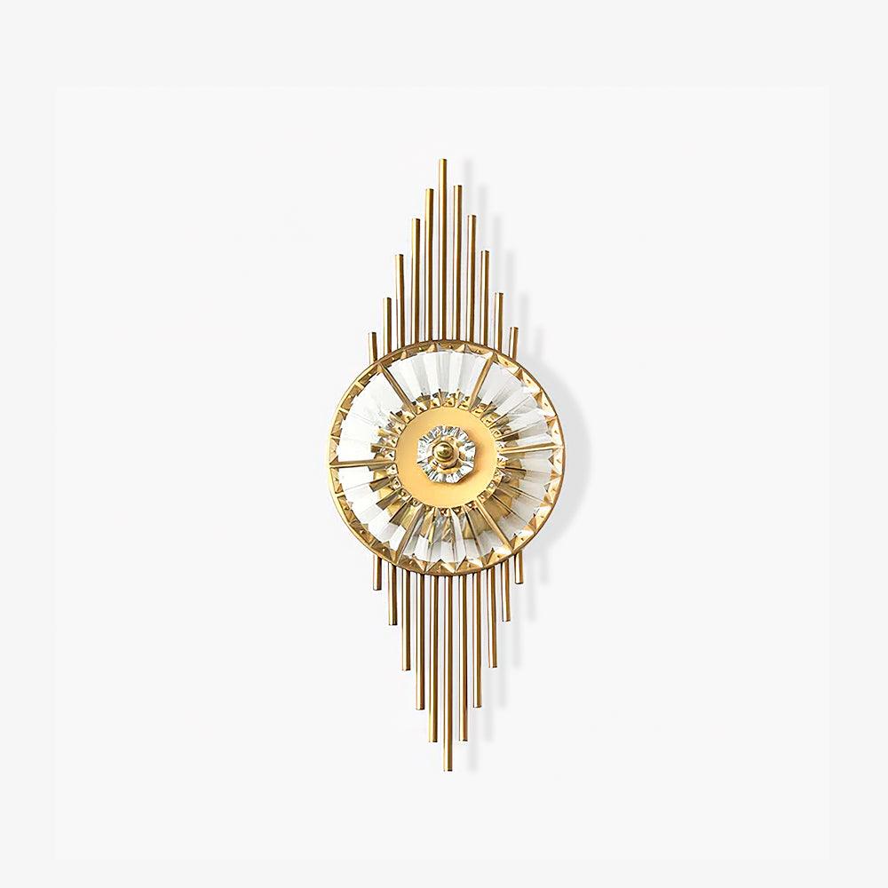 Cilirel Postmodern Luxus-Wandleuchte aus Gold mit Kristall