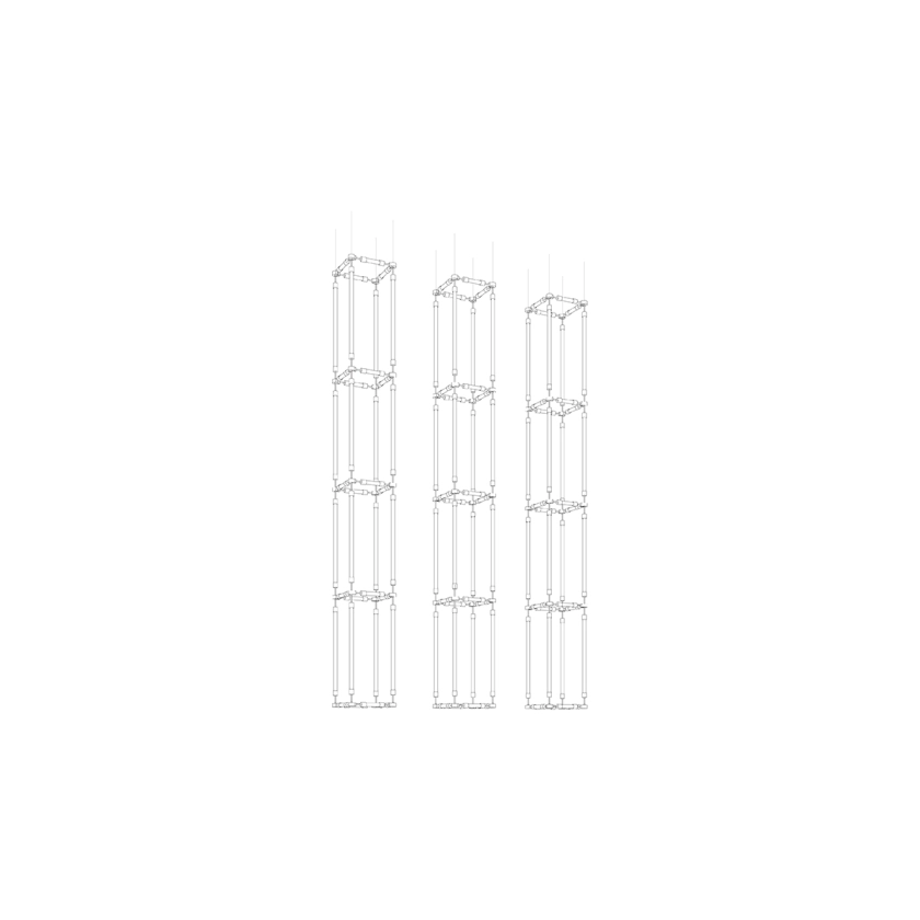 CrystalGrid Kronleuchter Architekturmatrix anpassen