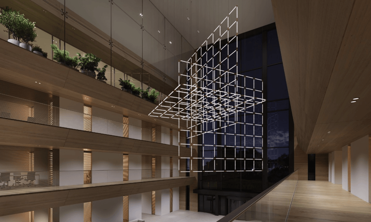CrystalGrid Kronleuchter Architekturmatrix anpassen