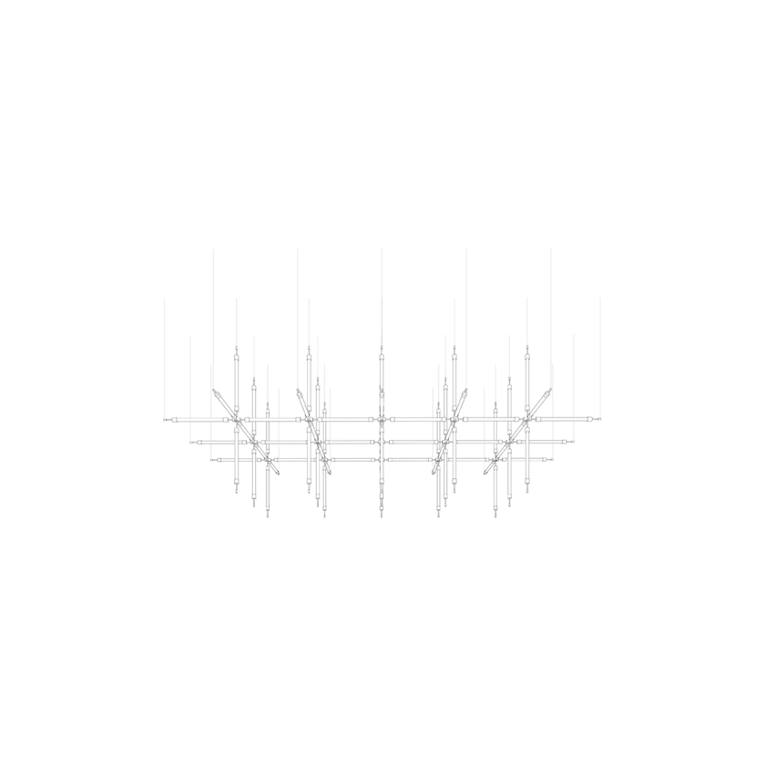 CrystalGrid Kronleuchter Architekturmatrix anpassen