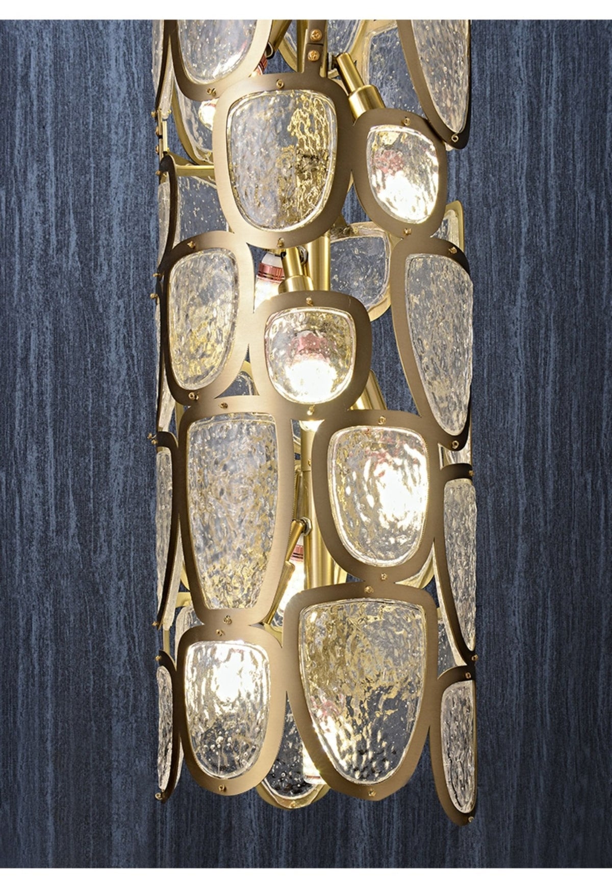 Kristall-Mosaik-Säulen-Kronleuchter