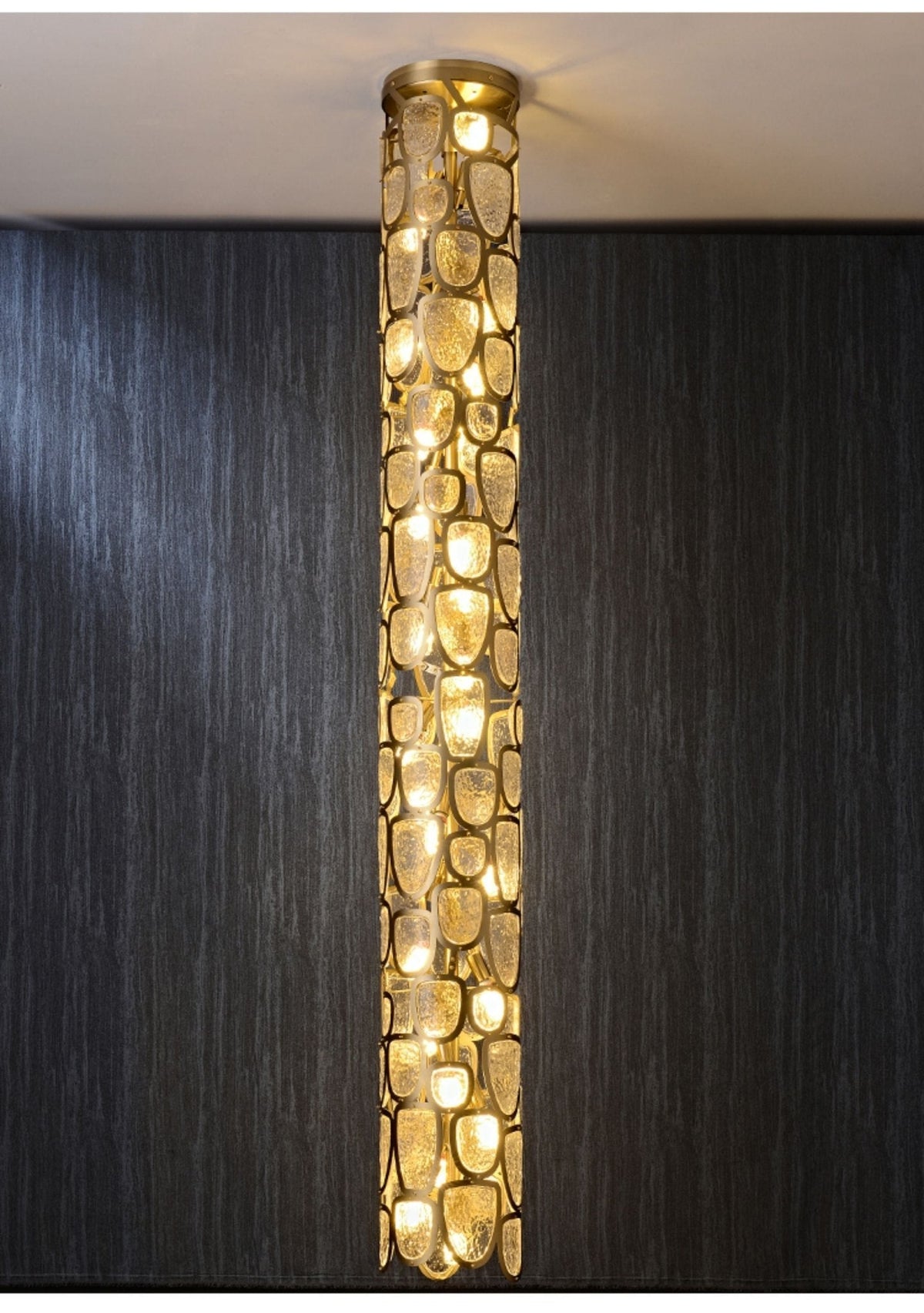 Kristall-Mosaik-Säulen-Kronleuchter