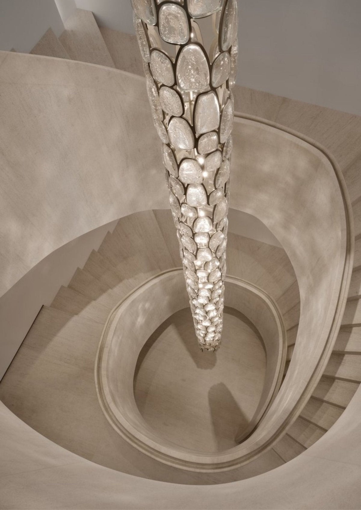 Kristall-Mosaik-Säulen-Kronleuchter