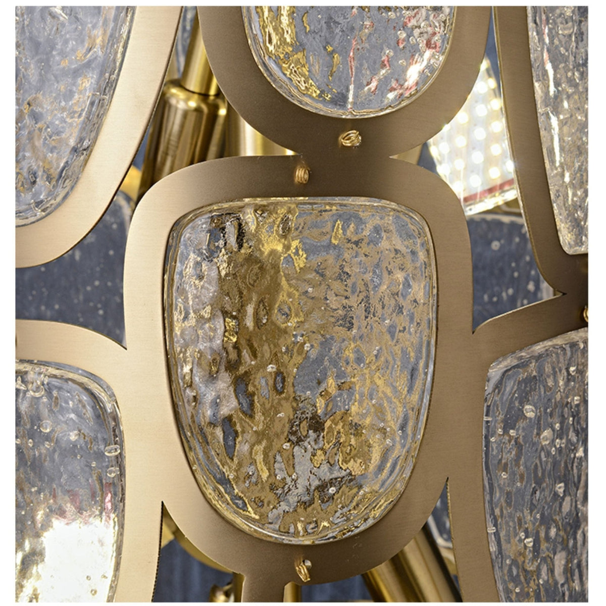 Kristall-Mosaik-Säulen-Kronleuchter