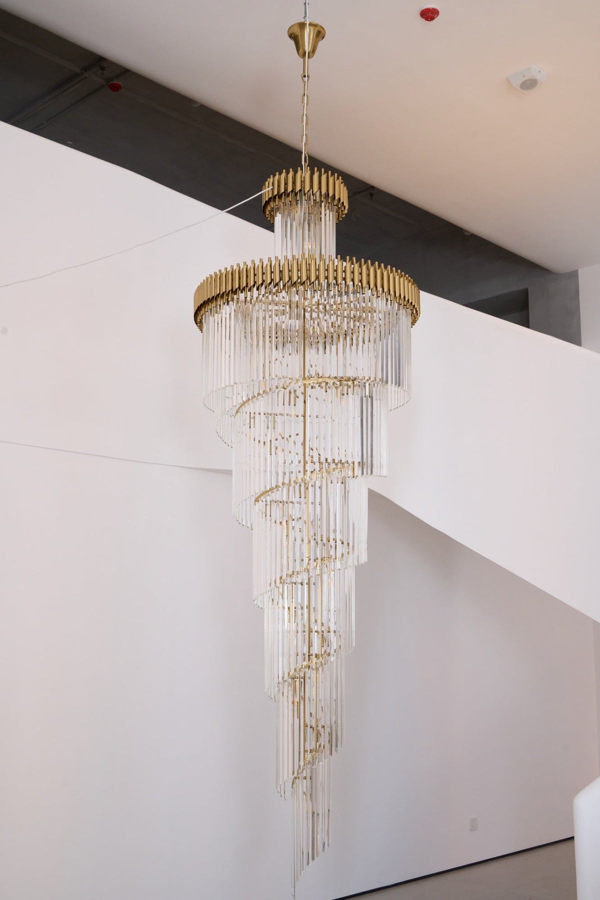 Eurmirila Kristall-Spiral-Kronleuchter