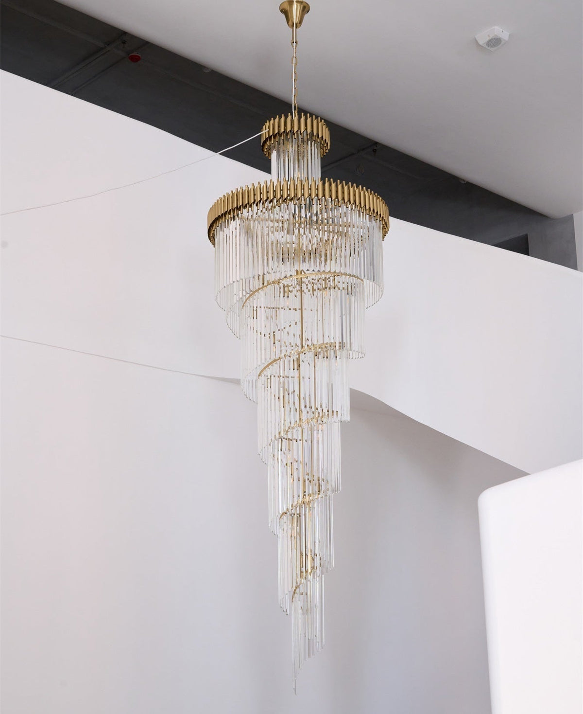 Eurmirila Kristall-Spiral-Kronleuchter