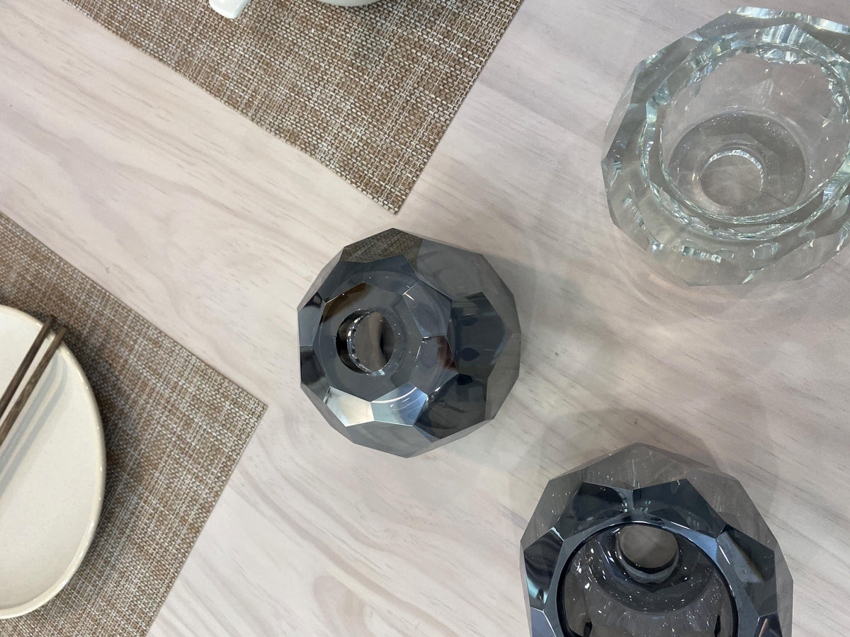 Thalyn Pendelleuchte Kristallkugel Messing Cluster