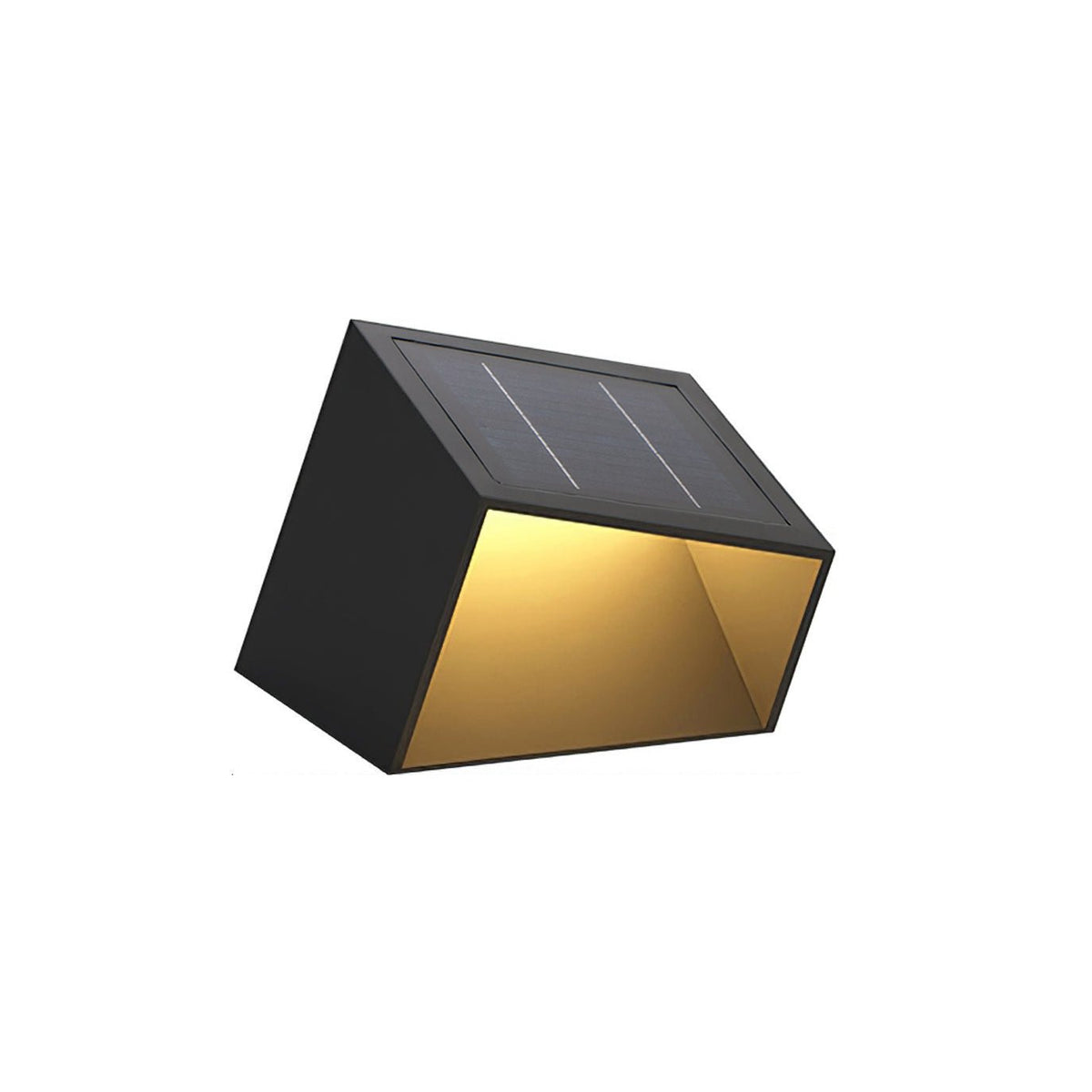 Evsore einzigartige Solar-Außenleuchte im Kubus-Design für den Garten