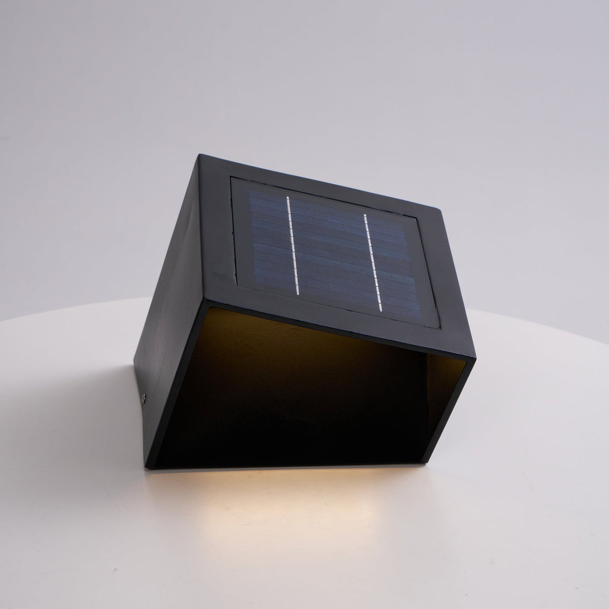 Evsore einzigartige Solar-Außenleuchte im Kubus-Design für den Garten