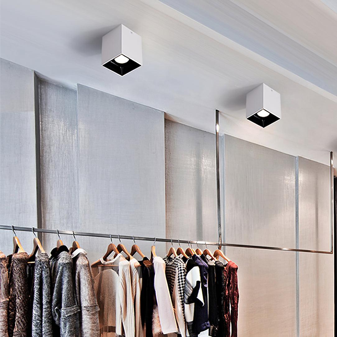 Orelaniella Deckenleuchte Cube Square Schwarz Spotlight