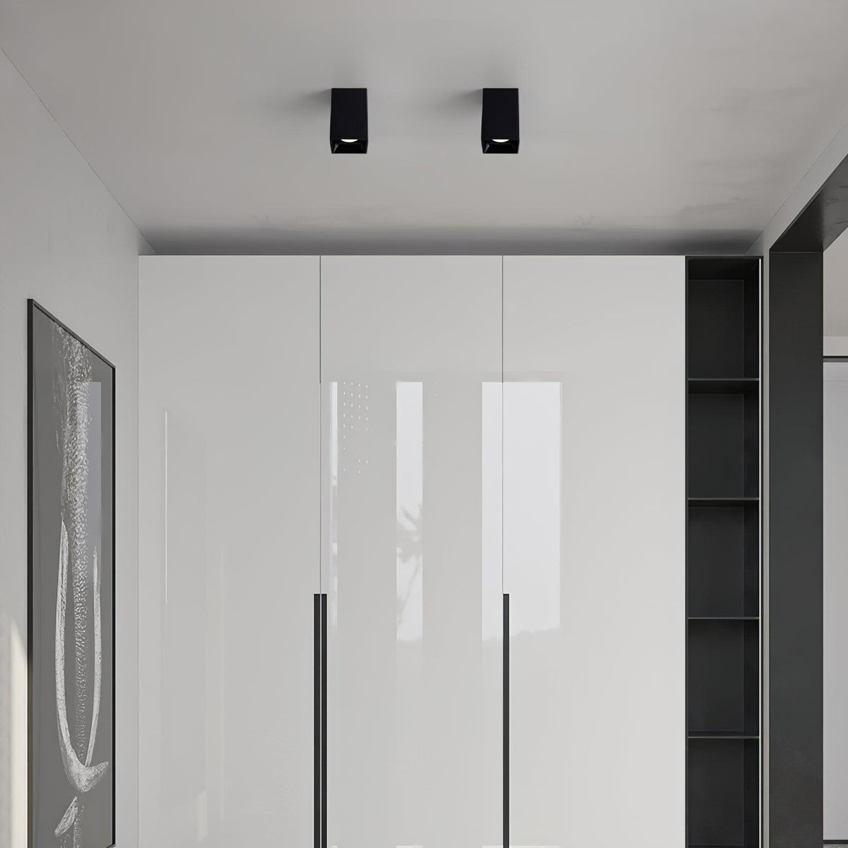 Orelaniella Deckenleuchte Cube Square Schwarz Spotlight