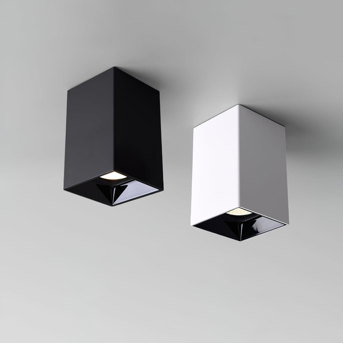 Orelaniella Deckenleuchte Cube Square Schwarz Spotlight
