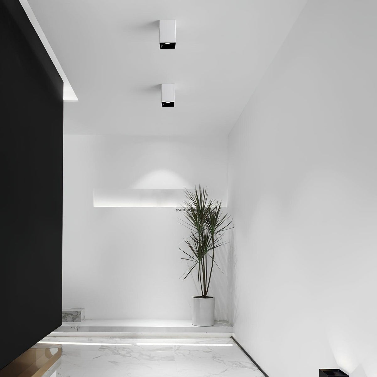 Orelaniella Deckenleuchte Cube Square Schwarz Spotlight
