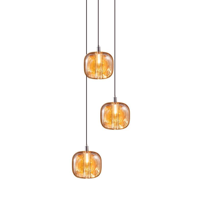 Glowcube Kronleuchter modern Kristall