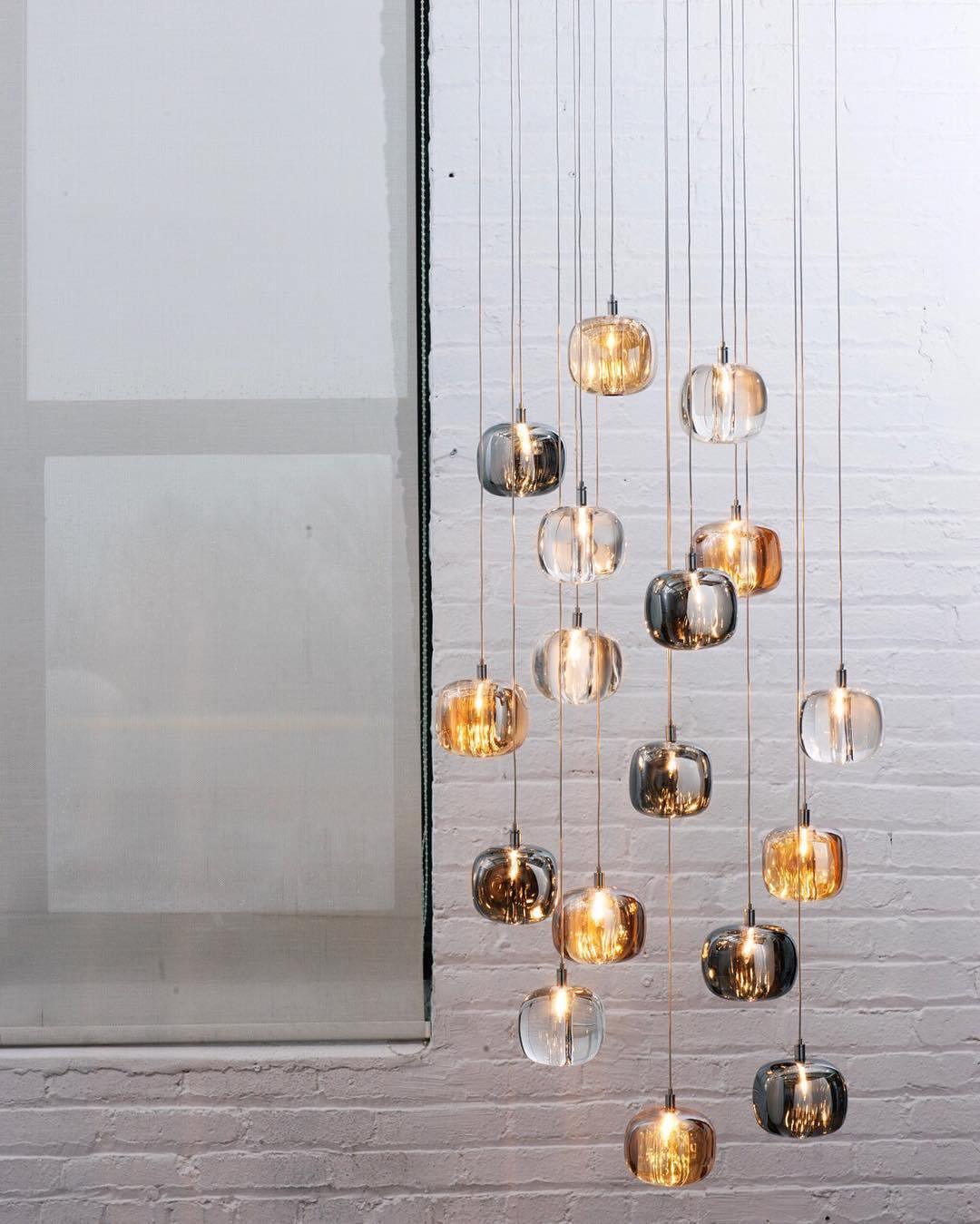 Glowcube Kronleuchter modern Kristall