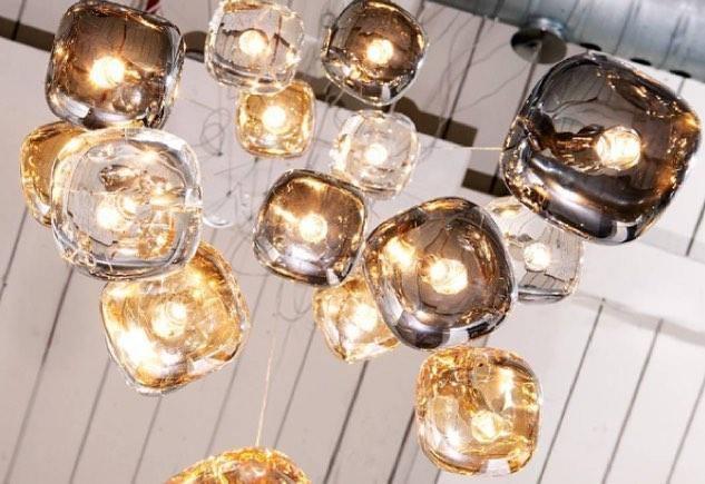 Glowcube Kronleuchter modern Kristall