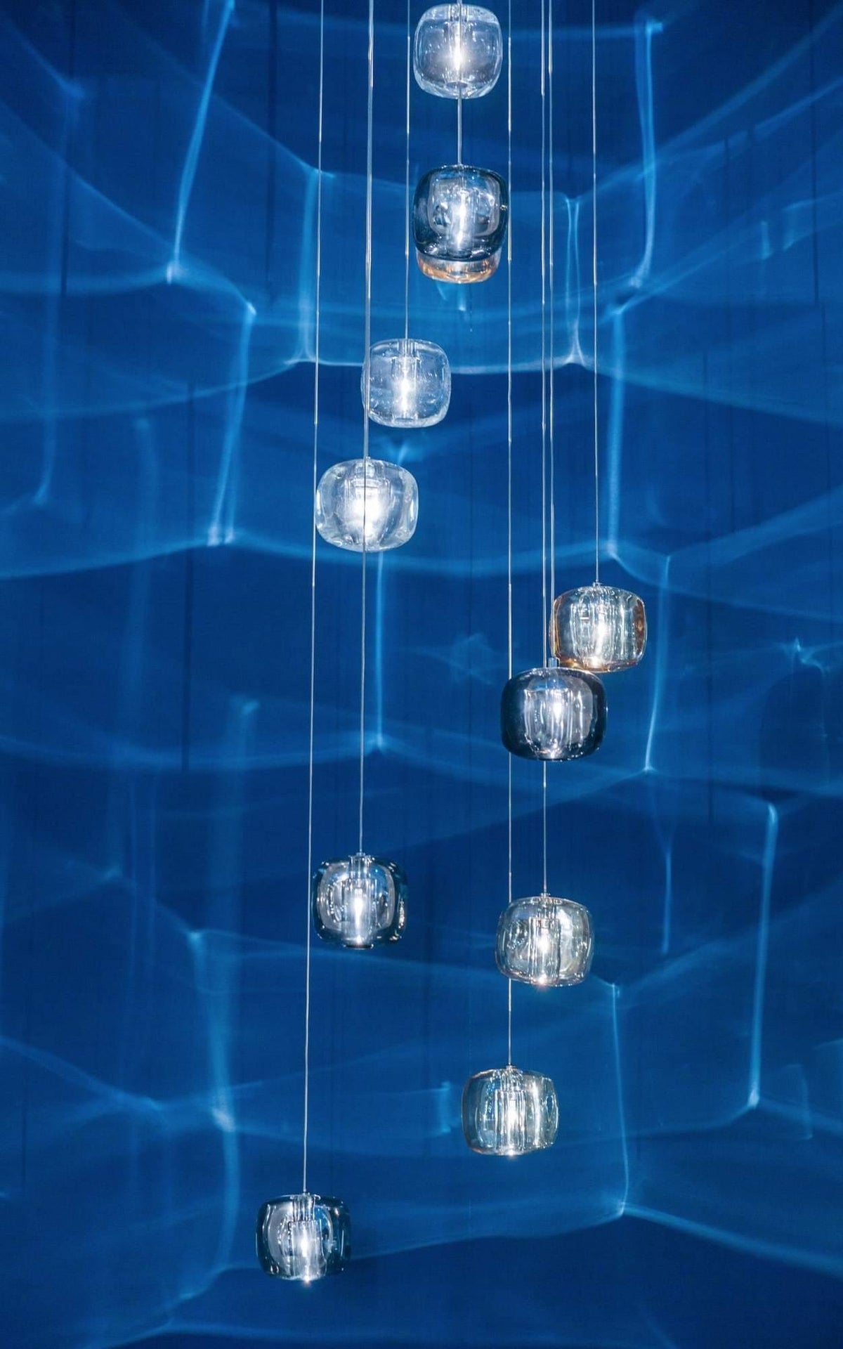 Glowcube Kronleuchter modern Kristall