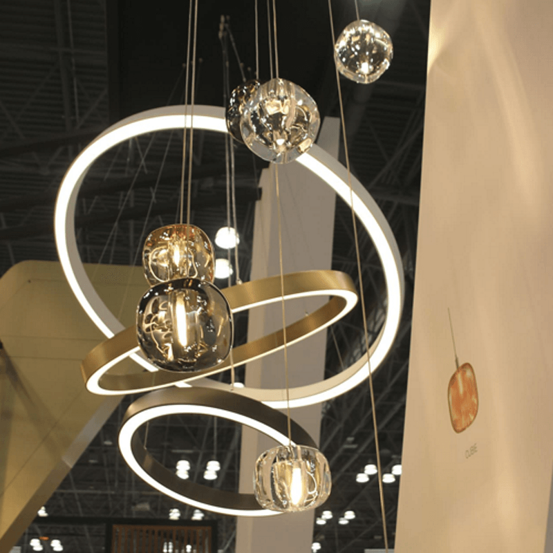 Glowcube Kronleuchter modern Kristall