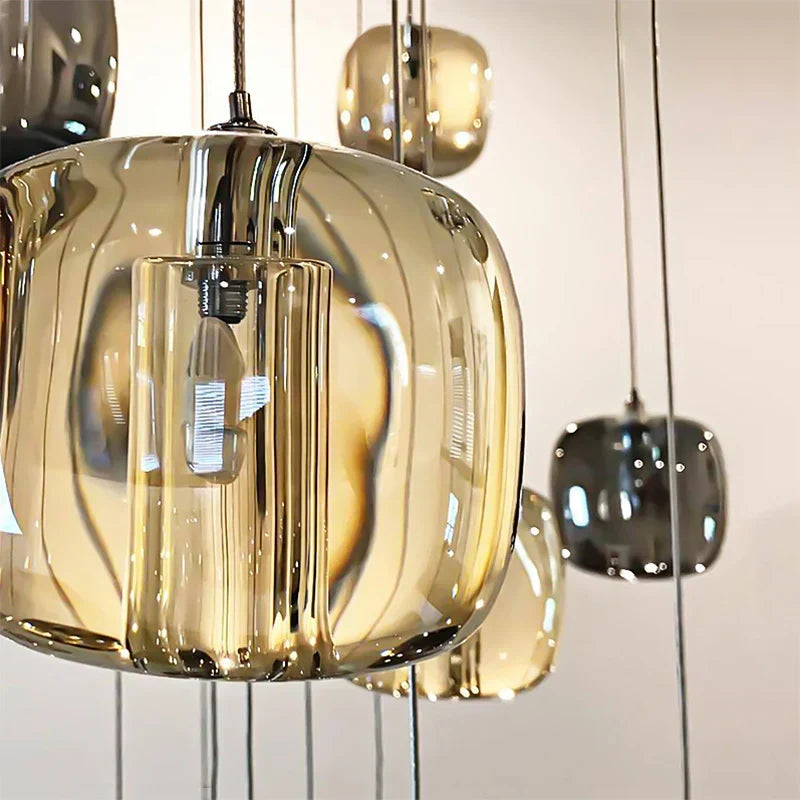 Glowcube Kronleuchter modern Kristall