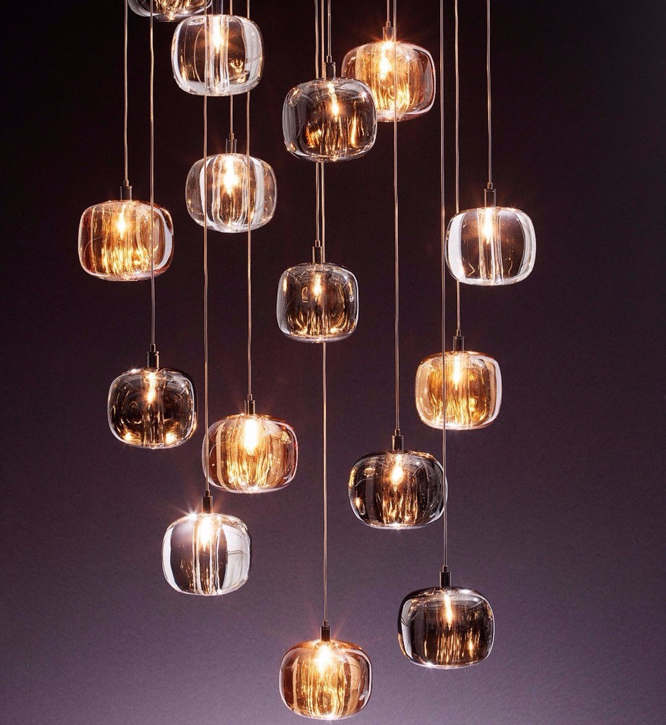 Glowcube Kronleuchter modern Kristall