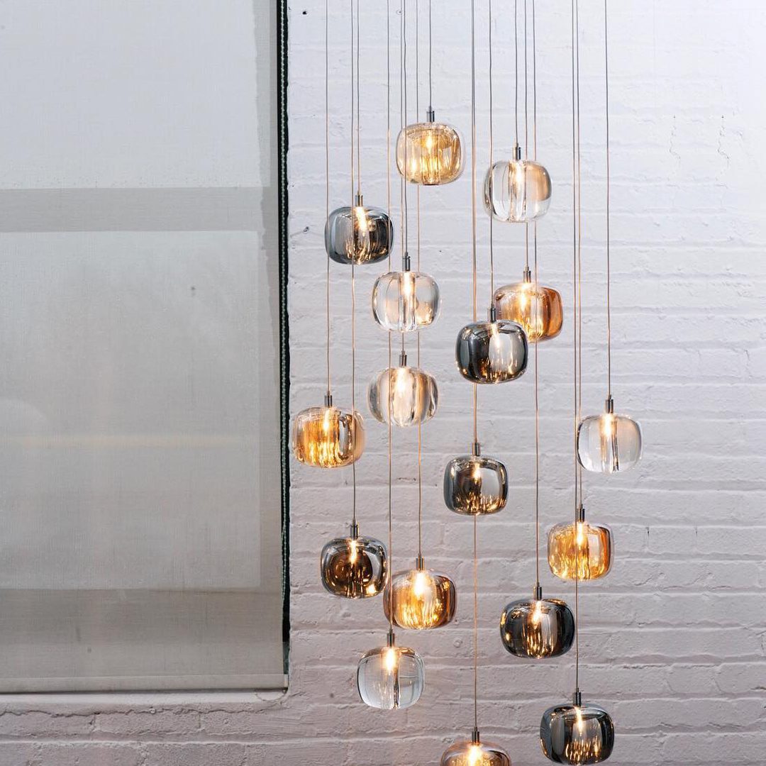 Glowcube Kronleuchter modern Kristall