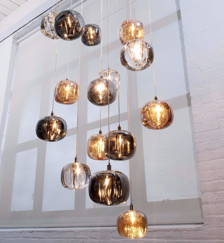 Glowcube Kronleuchter modern Kristall
