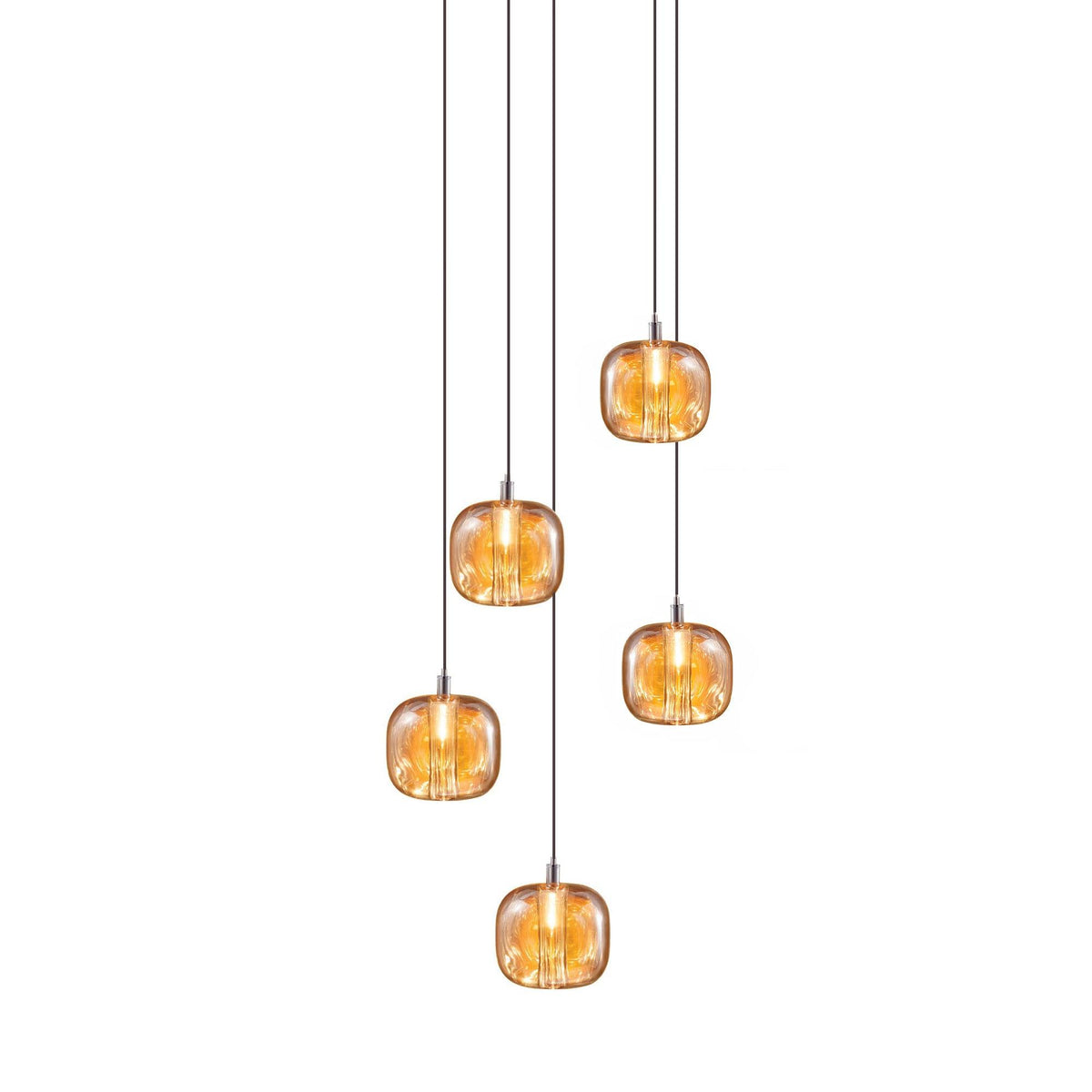 Glowcube Kronleuchter modern Kristall